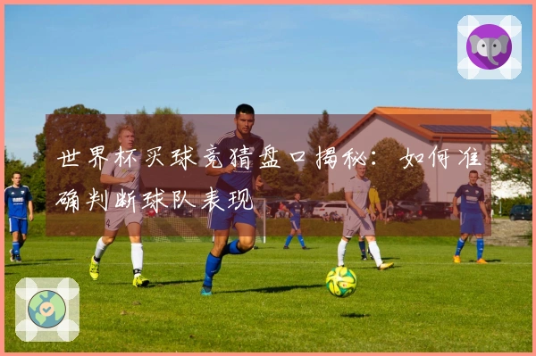 世界杯买球竞猜盘口揭秘：如何准确判断球队表现